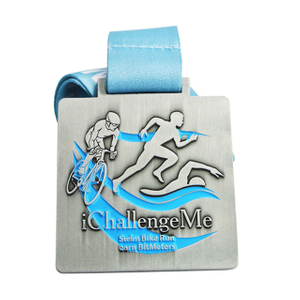 medallas personalizadas de triatlon de natacion