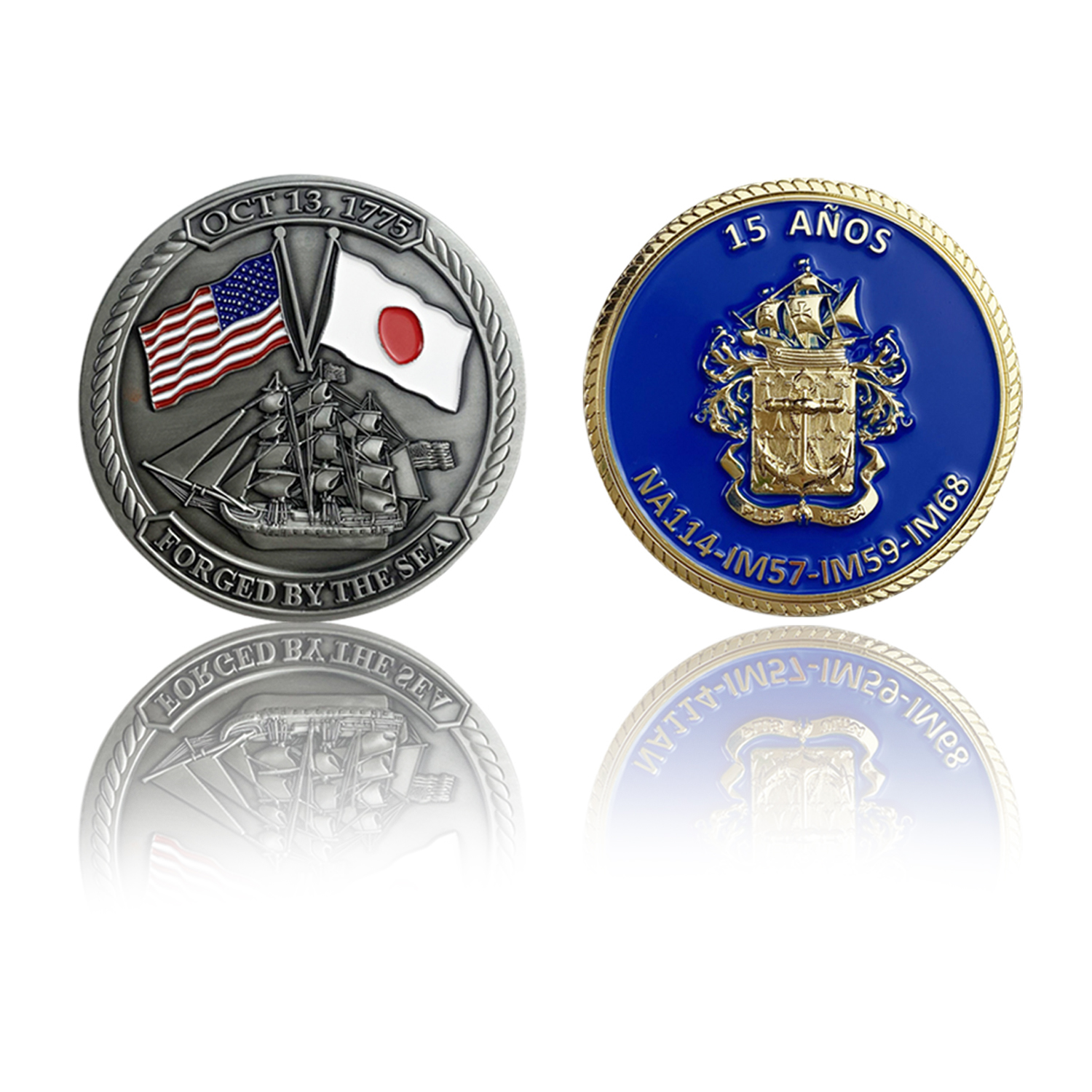 Monedas de desafío militares personalizadas Moneda de desafío personalizada