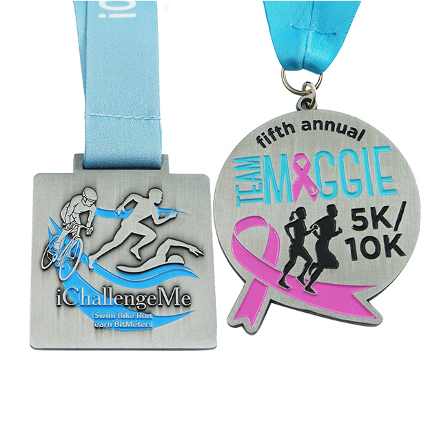 medallas personalizadas de triatlon de natacion