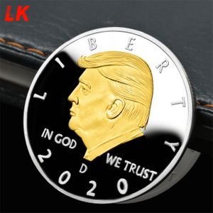 Donald Trump 2024 Challenge Coins, Keep America Great Estados Unidos Campaña de reelección presidencial Token de moneda chapado en oro
