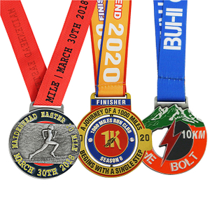 Medalla personalizada para correr maratón a la venta