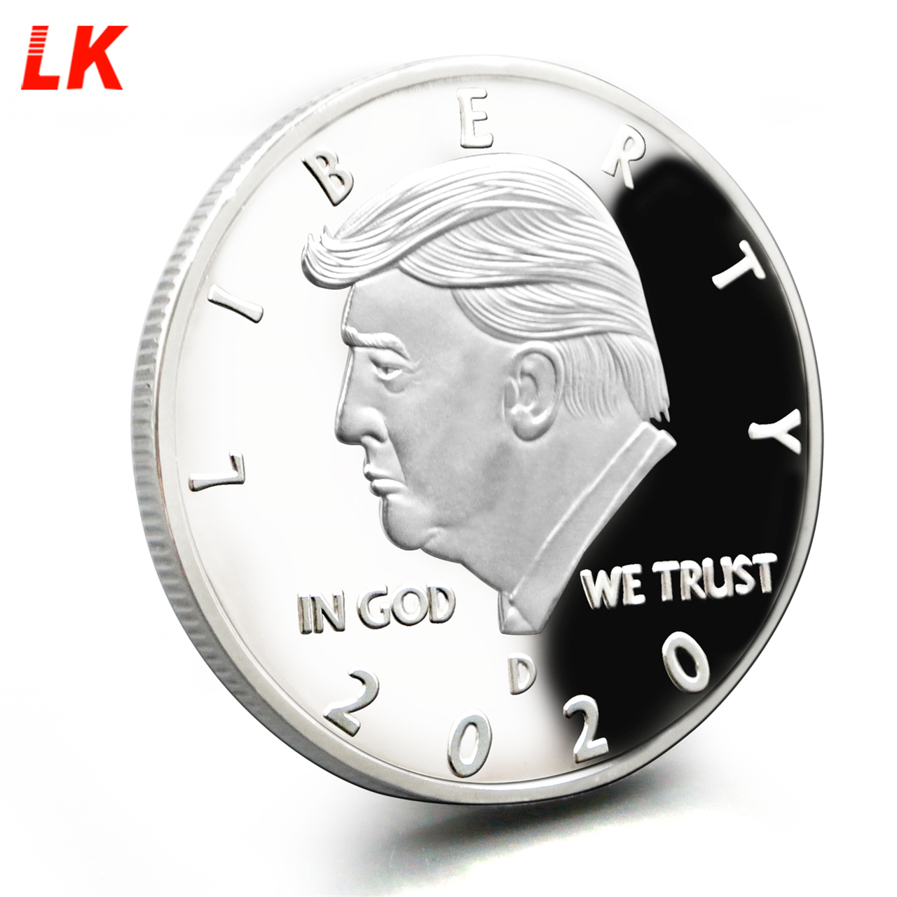 Donald Trump 2024 Challenge Coins, Keep America Great Estados Unidos Campaña de reelección presidencial Token de moneda chapado en oro