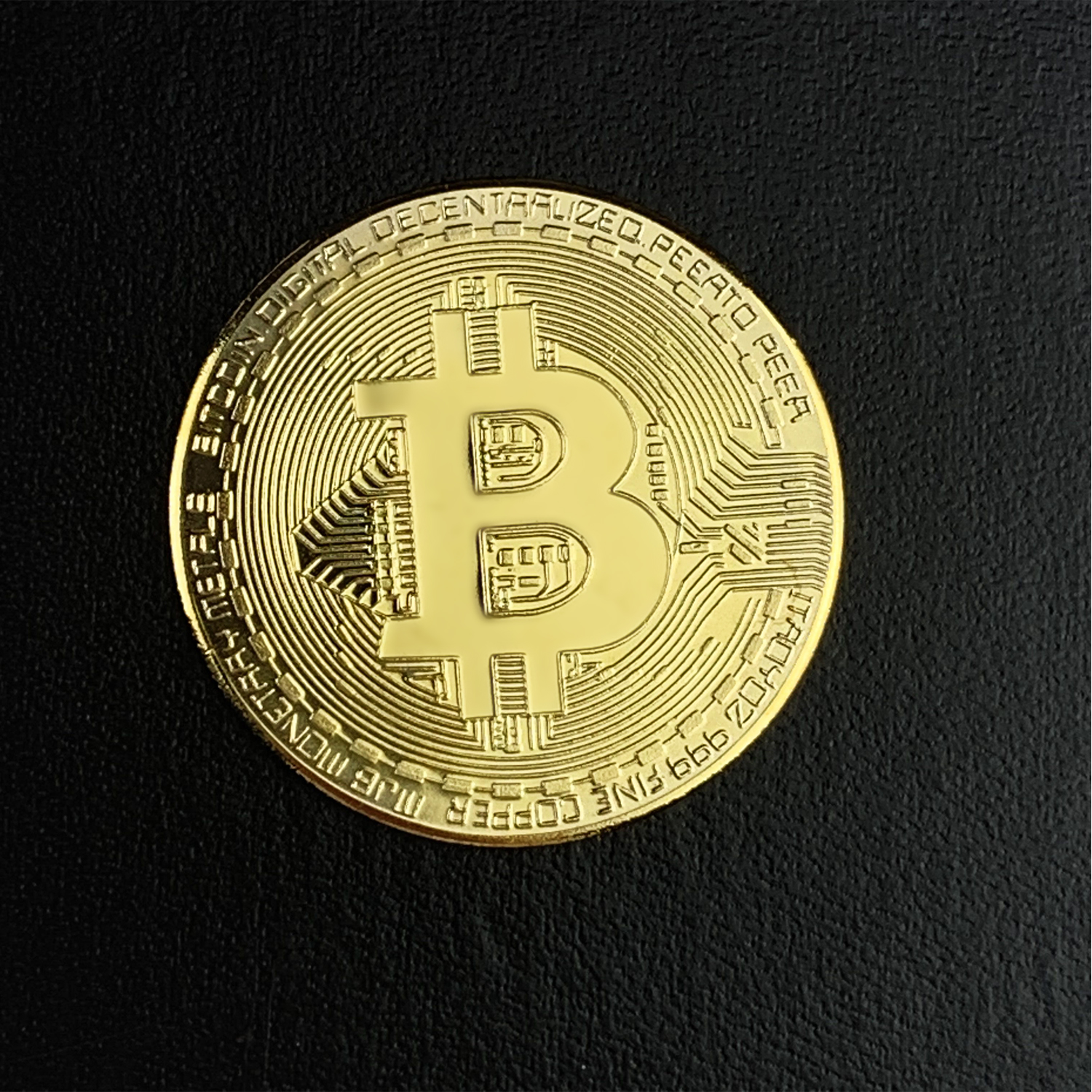 Moneda de Bitcoin de cadena de bloques de recuerdo personalizada de 40Mm, moneda conmemorativa de Metal de aniversario de 24K, monedas de quilates, Bitcoin de oro a la venta