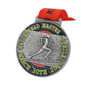 Medalla de medio maratón de 5k virtuales 2021