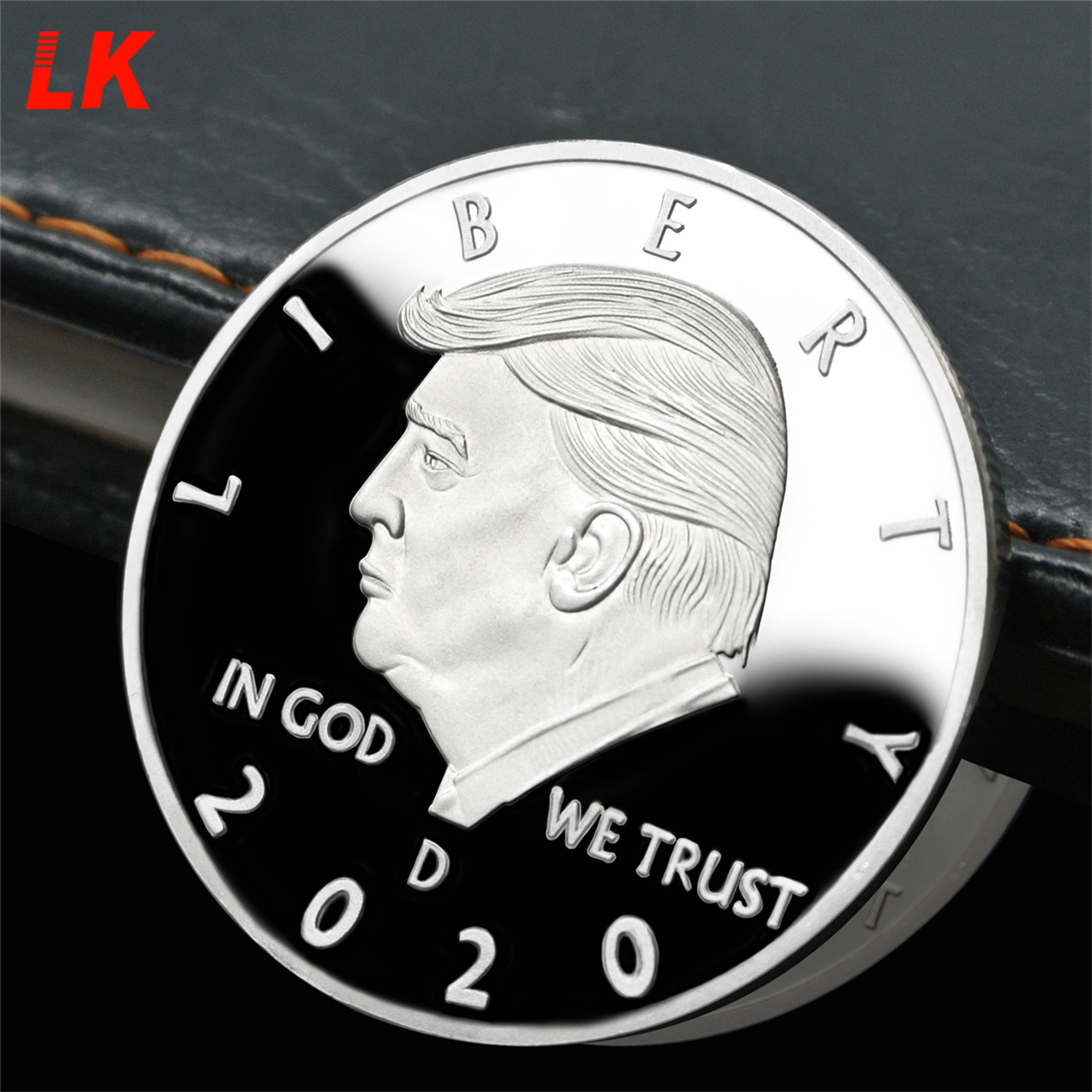 Donald Trump 2024 Challenge Coins, Keep America Great Estados Unidos Campaña de reelección presidencial Token de moneda chapado en oro